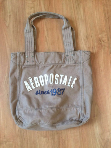 Bolso Aeropostale Beige, Perfecto Para El Verano