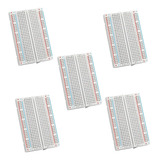 5 X Protoboard Breadboard 400 Pontos Furos Pinos