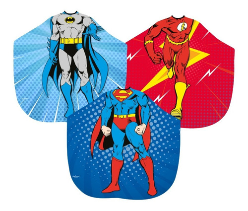 Capa De Corte Para Niños Laskapas X3 Batman Superman Ironman