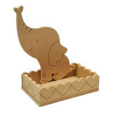 Elefante Caja Decorativa Guacal De Madera Para Regalo