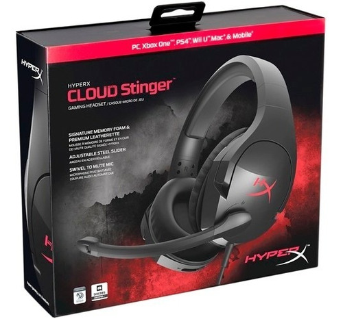 Hyperx Cloud Stringer Audifonos Con Microfono Gamer + Envio