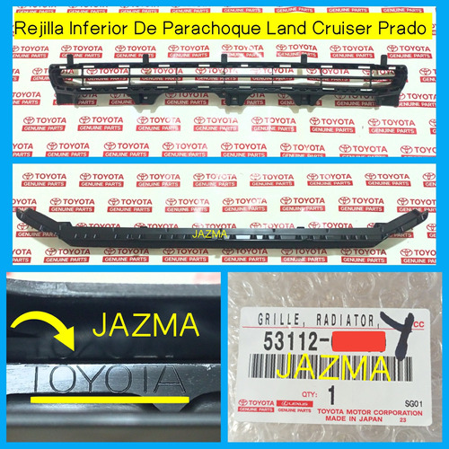 Rejilla Parachoque Land Cruiser Prado 2020 2023 Foto 3