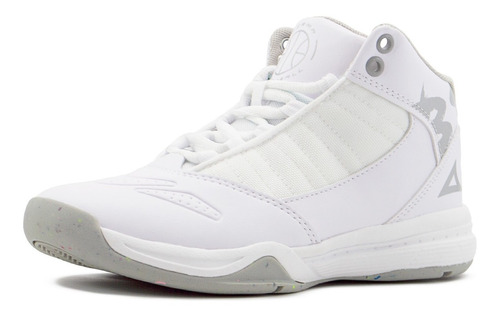 Tenis Bota Pirma Basketball Antiderrapante Blanco 22-24.5