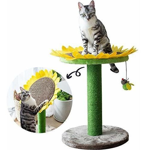 Cama De Arbol Para Gatos De Catry Con Poste Rascador Con To