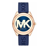 Reloj Mujer Michael Kors Mk7140 Cuarzo Pulso Azul En