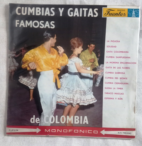 Lp Vinilo Cumbias Gaitas Famosas De Colombia Macondo Records