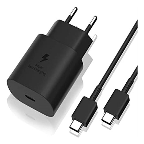 Pack Cargador 25w Carga Rápida + Cable Usb-c