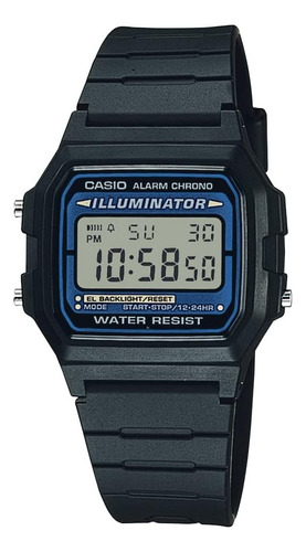 Reloj Deportivo Iluminador Casio F105w-1a Para Hombre