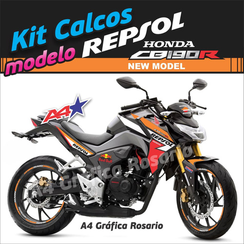 Calcos Cb190r Repsol Special Edition