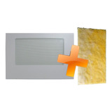 Vidrio De Horno Cocina Longvie 411 Blanco + Lana De Vidrio