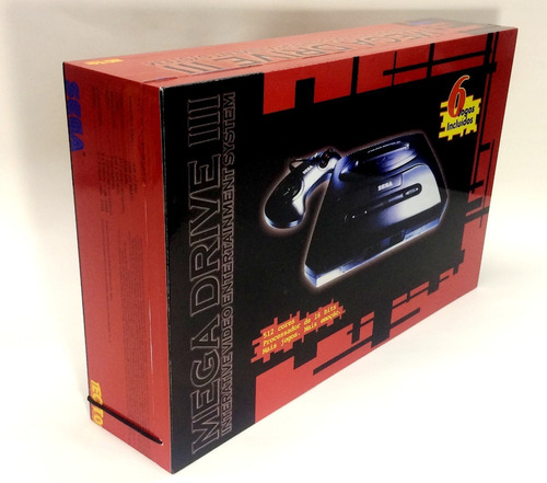 Caixa Vazia Sega Mega Drive 3 De Madeira Mdf