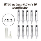 Kit 10 Cartuchos 0,3ml + 10 Transferidores 0,3 Hyaluron Pen