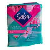 Caja Toalla Femenina Saba Invisible Ultra C/a En 12 Paquetes