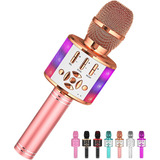 Amazmic Microfono Karaoke Bluetooth Led Recargable