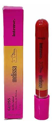 Gloss Intense Melissa O Boticario Glossy Pink