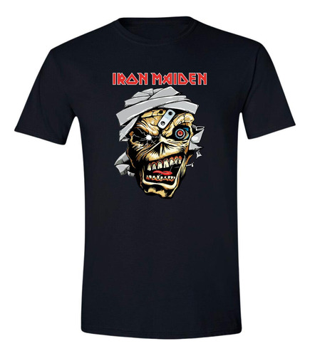 Playera Hombre Rock Iron Maiden Póster 898n