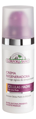 Cs Crema Regeneradora Células Madre Uva 50ml Tipo De Piel Sensible