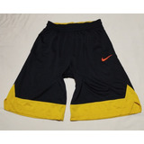 Short Nike Dri Fit Talla L Grande Color Negro Y Amarillo 