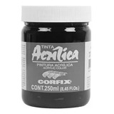 Tinta Acrílica Corfix 250ml Preto 65 Gr 1