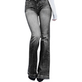 Jeans Micro Flare De Talle Alto, Jeans De Mujer
