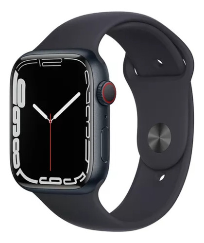 Apple Watch Series 7 Gps+cellular 45mm Esportiva Meia-noite