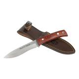 Cuchillo De Caza Muela® Comf-11r Cachas De Madera Rosewood Color Marrón