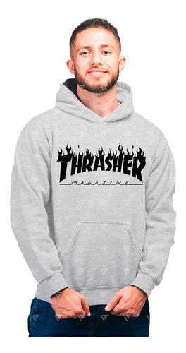 Poleron Estampado Con Diseño Thrasher