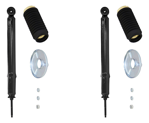 2 Amortiguadores Traseros Vw Jetta A2 Sedan 1989-1990 Mr