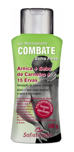 Gel Extra Forte Arnica + Sebo De Carneiro + 15 Ervas 