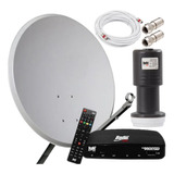 Receptor Digital Full Hd Bedin + Antena + Lnbf + Cabo Conect