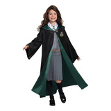 Disfraz Capa Corbata Bordadas De Harry Potter Cosplay (slytherin)