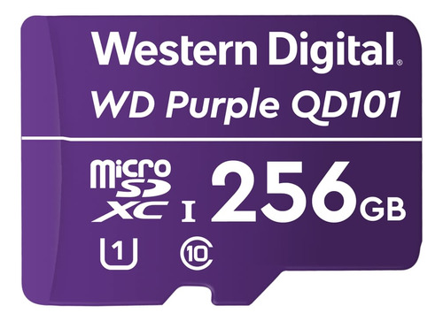 Memoria Micro Sd Western Digital Purple 256gb Sc Qd101