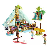 Lego Friends 41700 Glamping En La Playa Beach Glamping