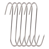 Ganchos De Carne Acero Inoxidable S-hooks (6.7puLG, 6 Pack)