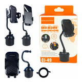 Suporte De Telefone Gps  Veicular Para Porta Copo 