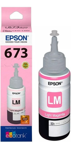 Tinta Original Epson T673620 Light Magenta L805 L850 L1800
