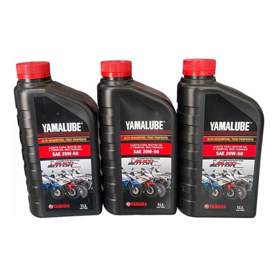 Aceite Yamalube 20w-50 Mineral 4 Tiempos ( 3 Litros ) | Meses sin interés