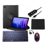 Capa P/ Tablet A7 T500 T505 10.4 + Teclado Mouse Hub Kit