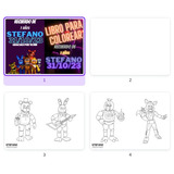 Pdf Souvenir Imprimible Colorear: Five Night At Freddy Fnaf