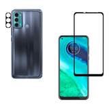 Capa + Pelicula 9d Gel 5d + Camera Lente Compativel Moto G60