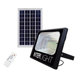 Foco Proyector Led Panel Solar 40w 6000k / Hb Led