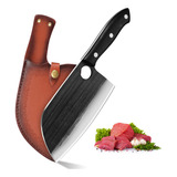 Fusionkei Cuchillo De Chef Serbio Forjado A Mano De 7 Pulgad