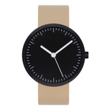 Reloj Pulsera A1 Negro & Beige Luumu / Diseño Argentino