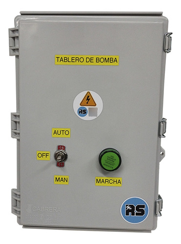 Tablero Exteri Bomba Sumergible Agua Riego Tanque Automatico