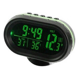 Reloj Digital Coche Termómetro Dc 12v Automotriz Led