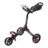 Bagboy Nitron Golf Push Cart, Black/red