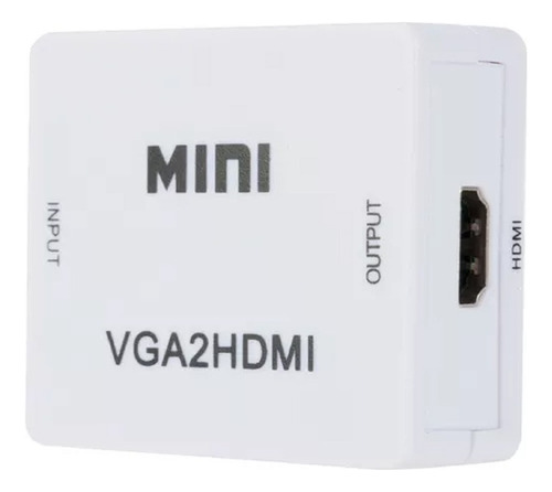 Conversor Adaptador Vga Para Hdmi Com Áudio Vga X Hdmi Novo!