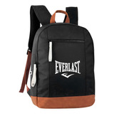 Mochila Urbana Hombre Mujer Everlast Base Gamuza Reforzada 