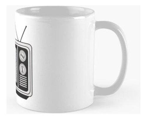 Taza Televisión Retro ~ Canal Estático ~ Sintonizador Calida