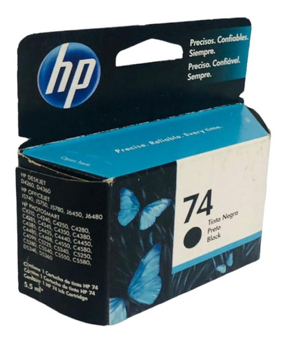 Cartucho Hp 74 Negro Cb335wl 